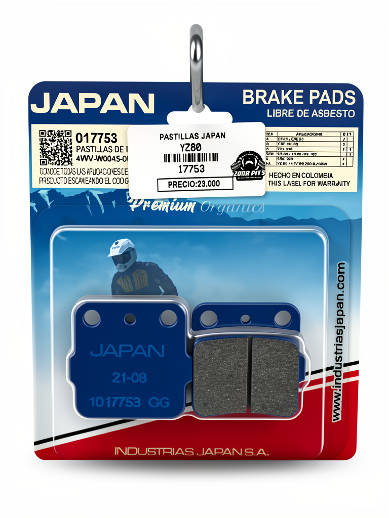 Pastillas JAPAN YZ80