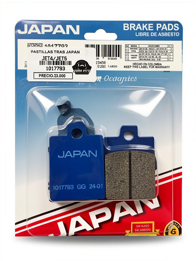 Pastillas JAPAN Tras JET4/JET5