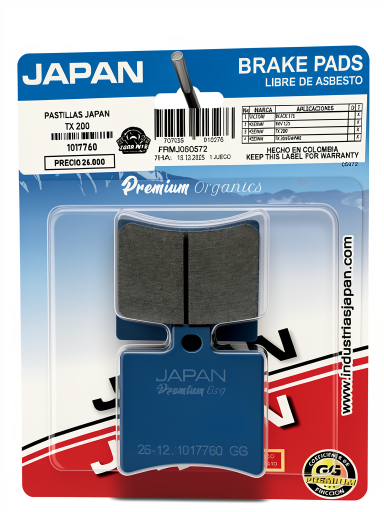 Pastillas JAPAN TX200