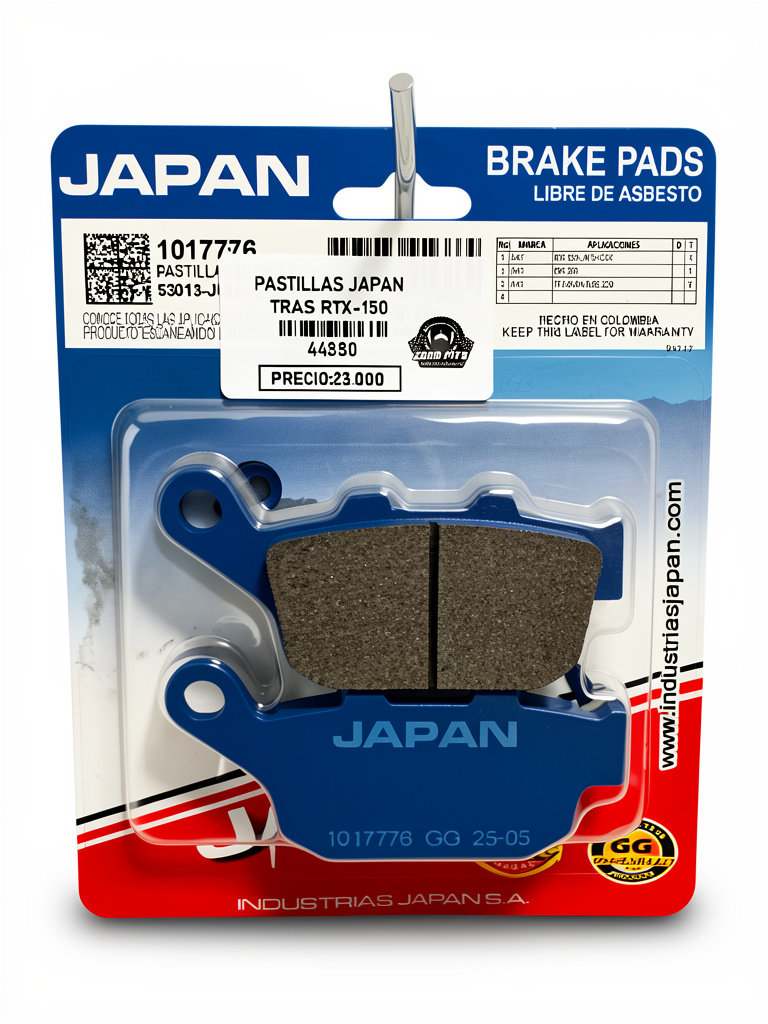 Pastillas JAPAN Tras RTX 150