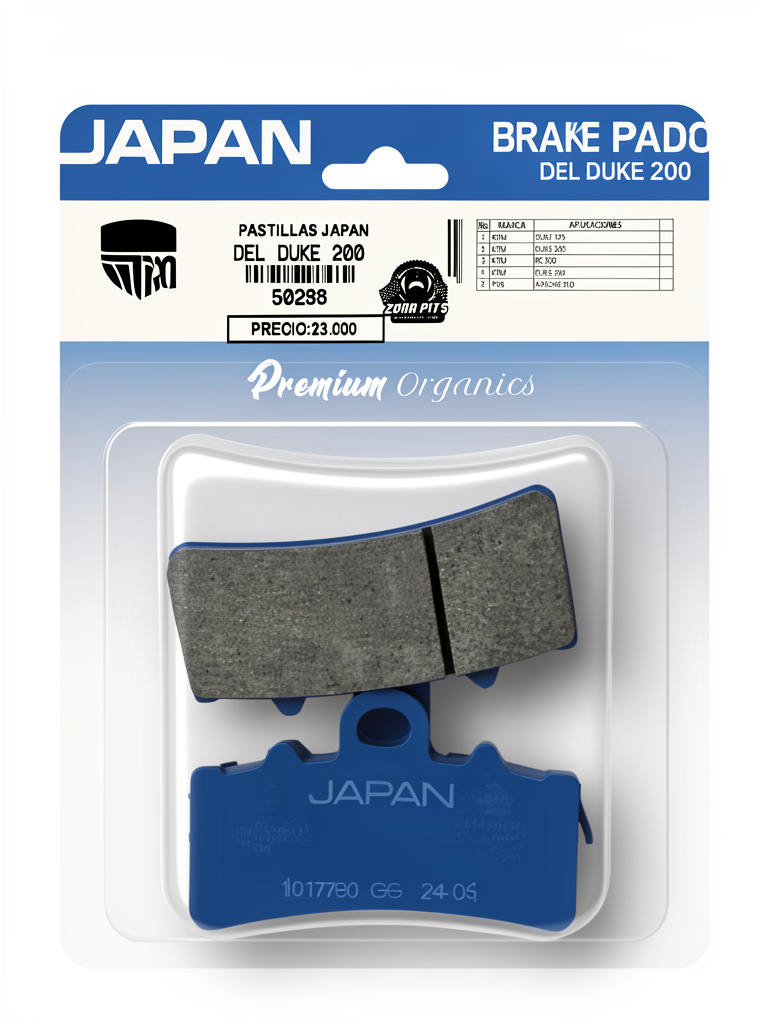 Pastillas JAPAN Del DUKE 200