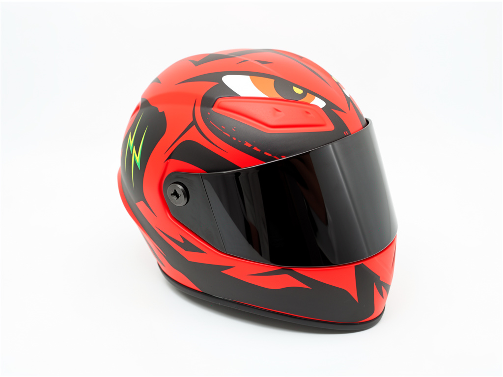 Mini Casco colección ROJO OJOS