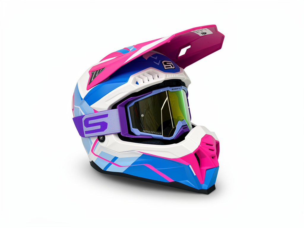 Casco SHAFT MX60 JOUKAR ROSA