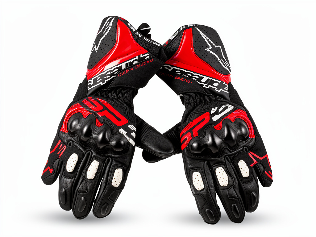 Guantes ALPINESTARS SP-3 GLOVES Negro-rojo