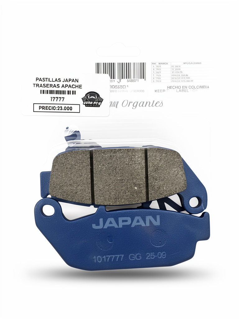Pastillas JAPAN Tras APACHE