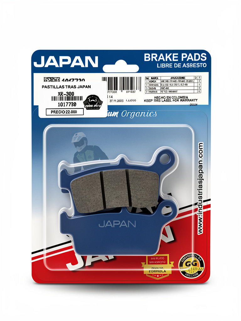 Pastillas JAPAN Tras XR300