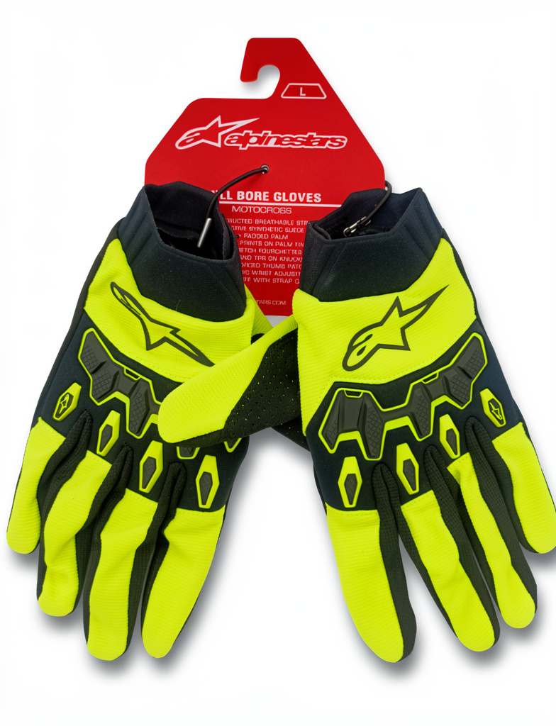 Guantes ALPINESTARS FULL BORE V2 Amarillo-fluorescente