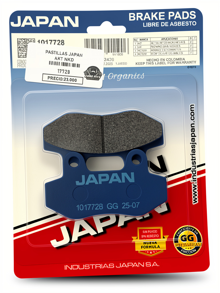 Pastillas Japan AKT NKD