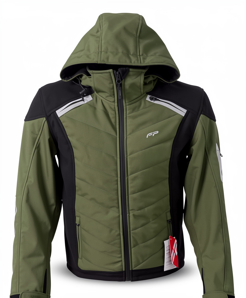 CHAQUETA FP SOFTSHELL NAXOS VERDE MILITAR