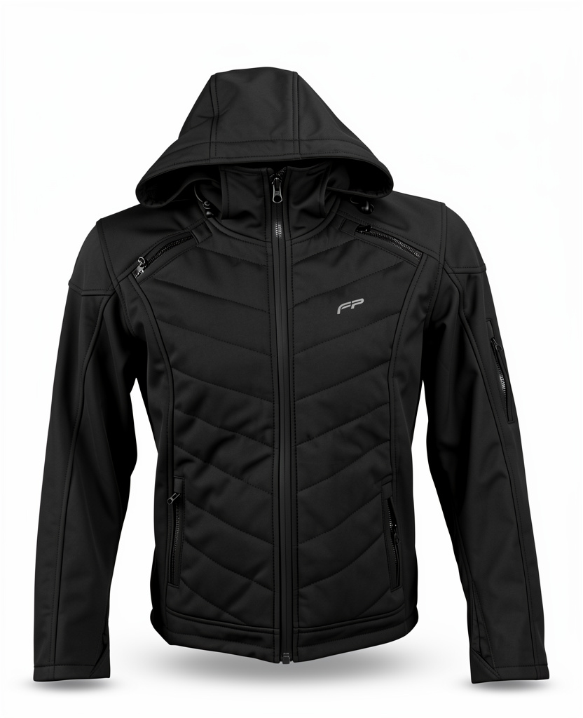 CHAQUETA FP SOFTSHELL NEGRO