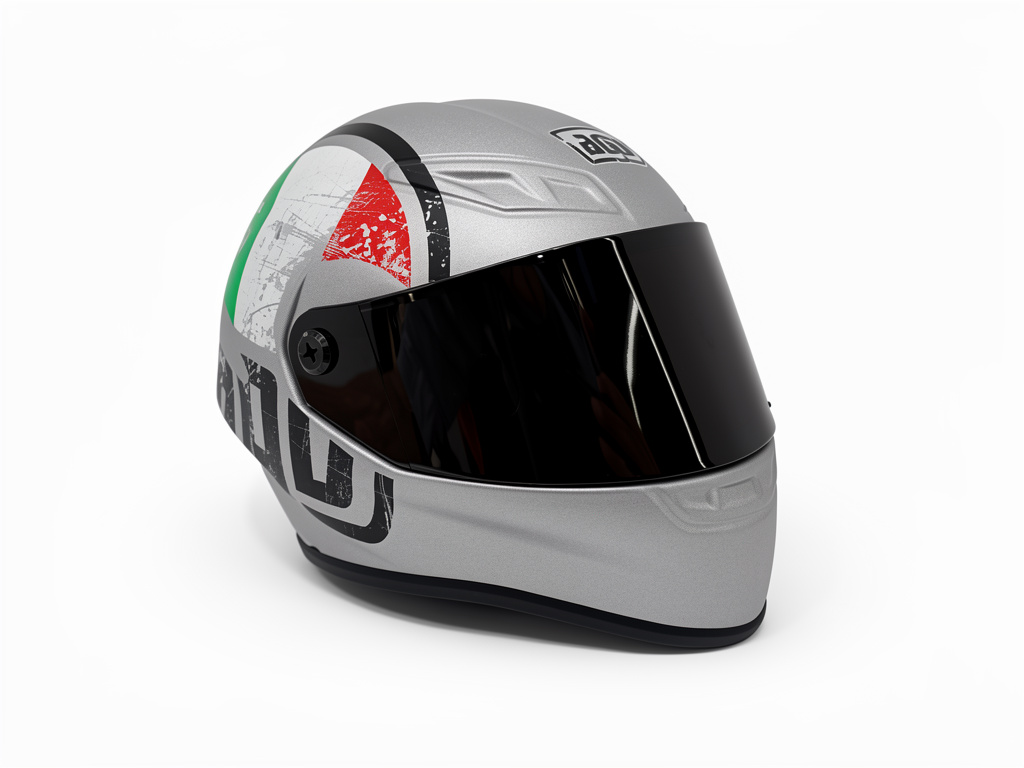 Mini Casco colección AGV Gris