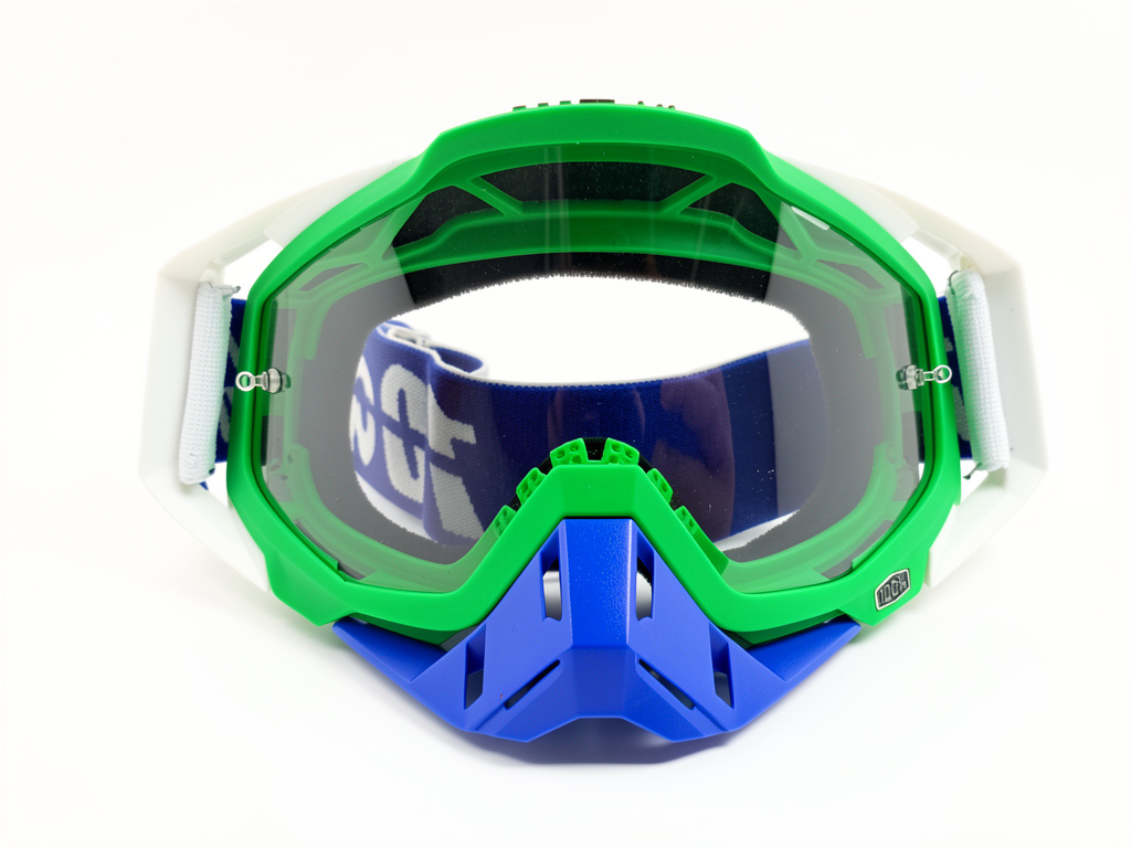Replica Gafas 100% Verde-blanco