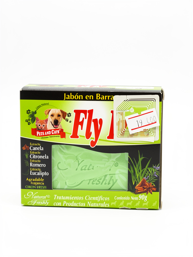 Pets and Cats Fly jabón verde