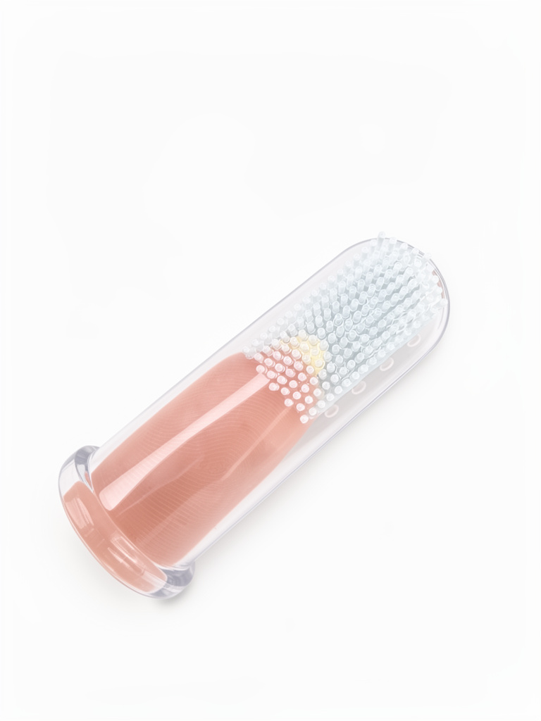 Cepillo silicona transparente