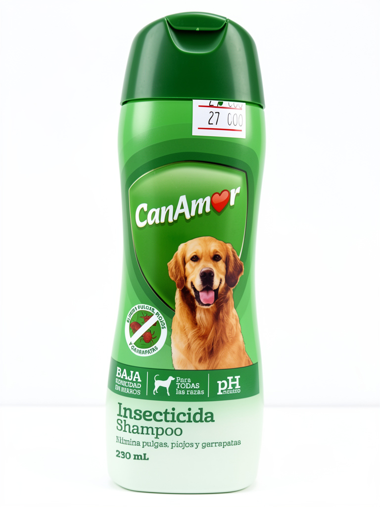 CanAmor shampoo insecticida verde