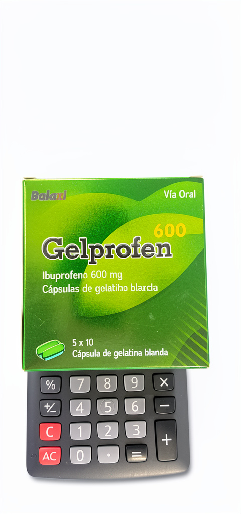 Ibuprofeno Gelcaps 600 mg