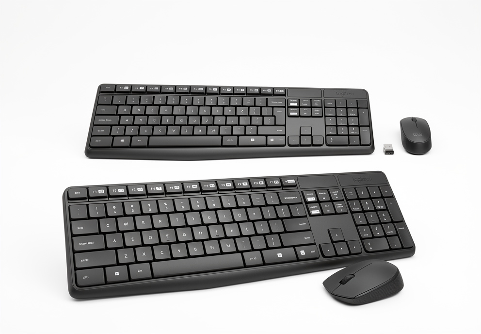 COMBO TECLADO + MOUSE LOGITECH MK235 INALAMBRICO USB WIRELESS