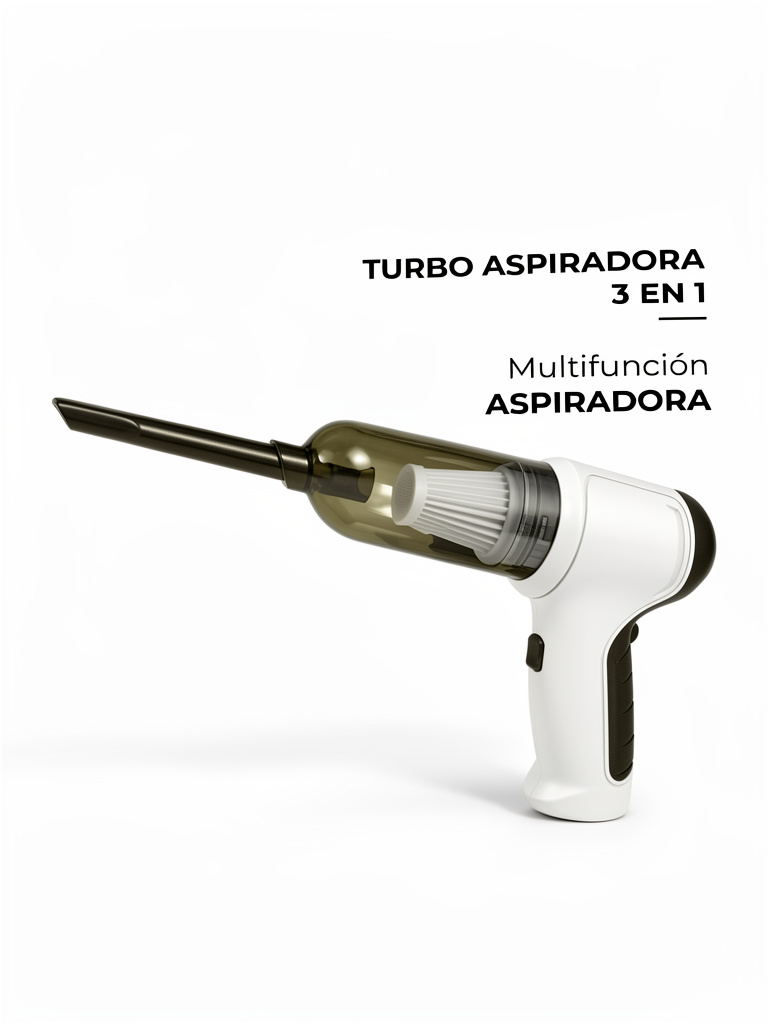 ASPIRADORA TURBO 3 en 1