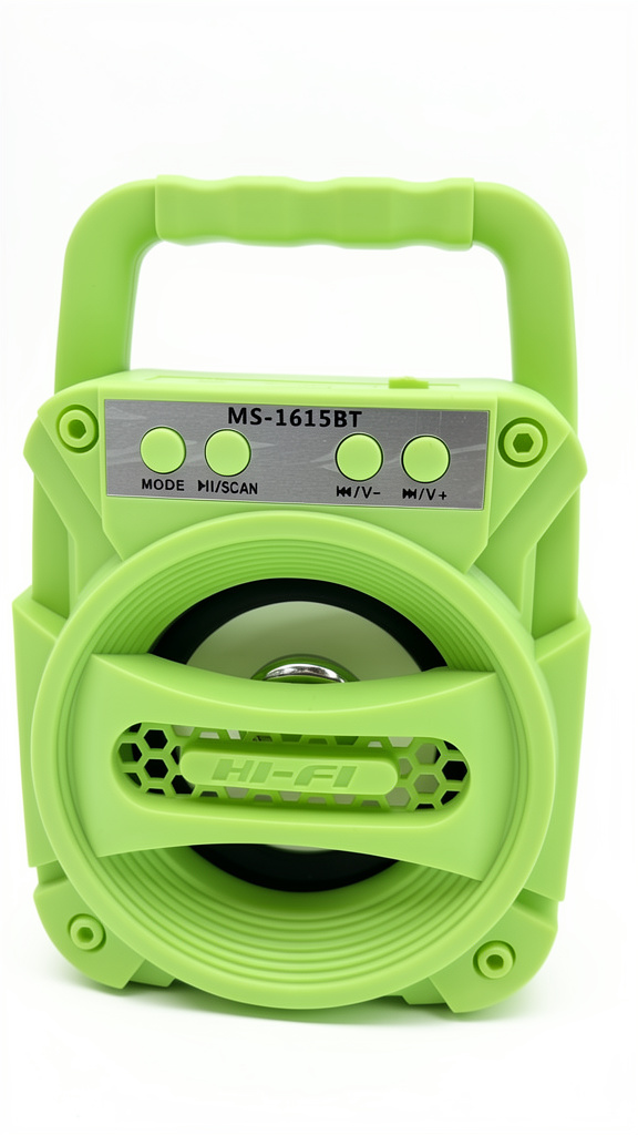 Parlante portatil MS-1615BT verde