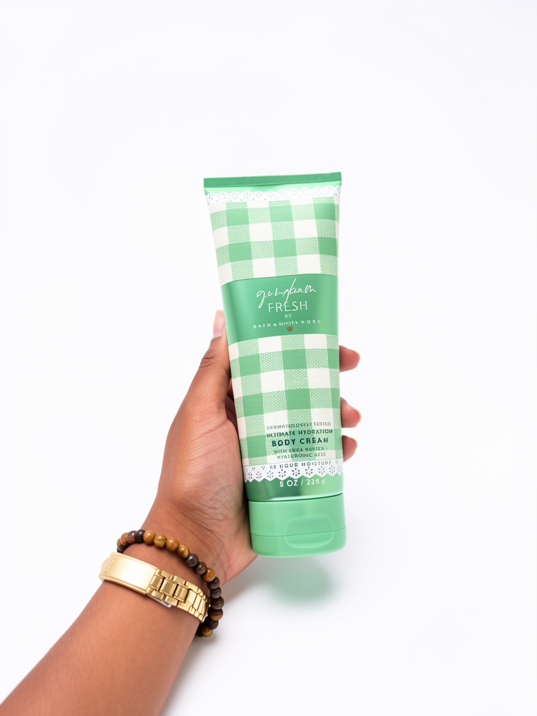 Gingham Fresh crema BBW
