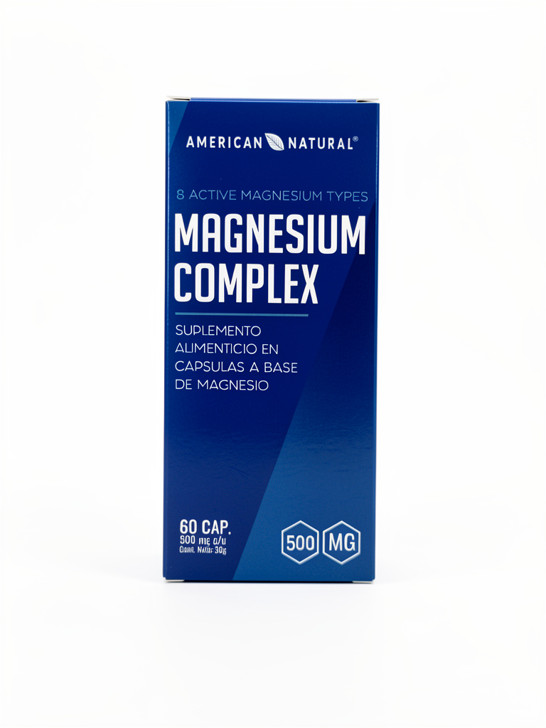 Magnesium Complex - American Natural - Cap. x 60