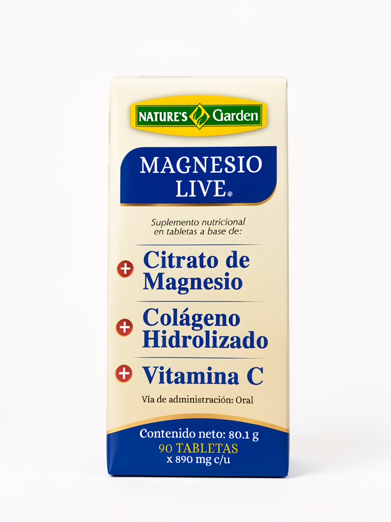 Magnesio Live - Natures Garden - Tab. x 90