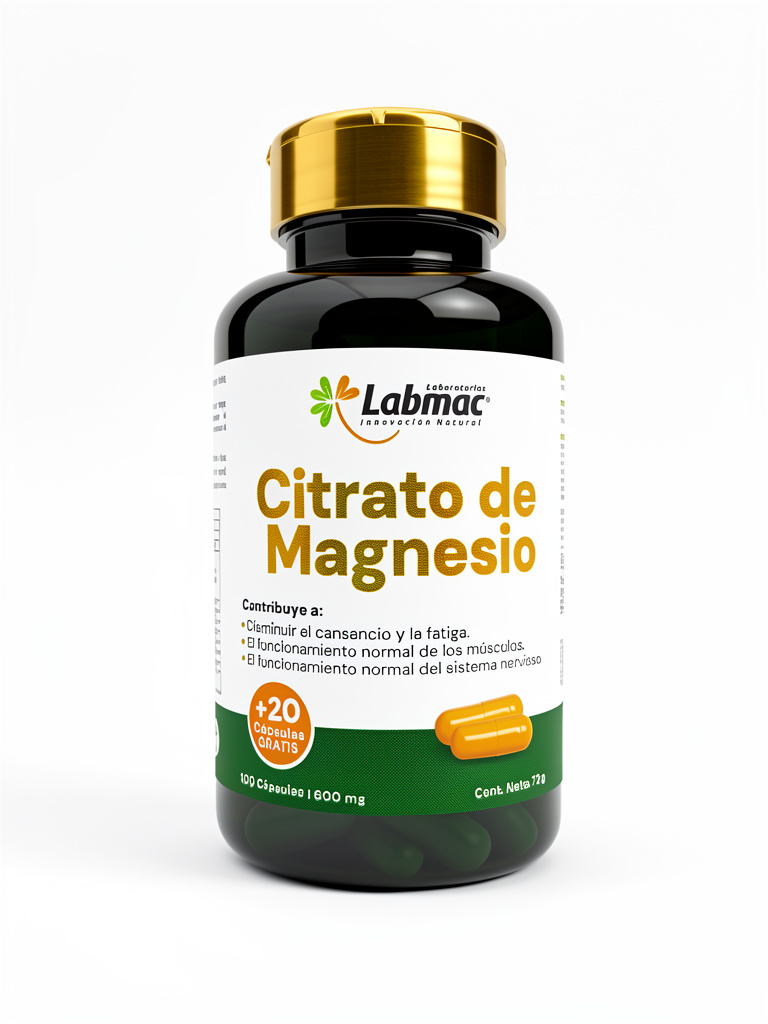 Citrato de Magnesio - Labmac - Tab. x 120