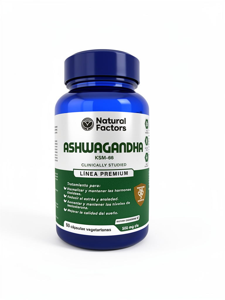 Ashwagandha - Natural Factors - Cap. x 60