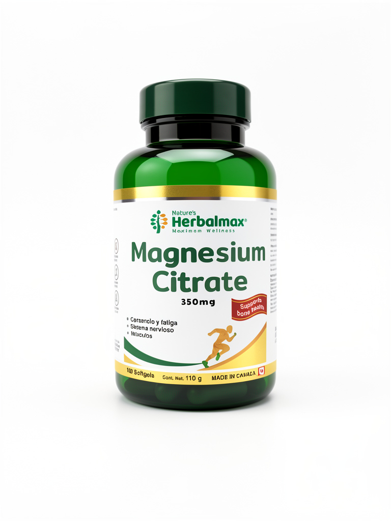Magnesium Citrate - Herbalmax - Softgel x 100