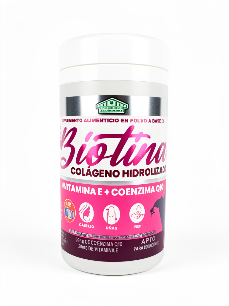 Biotina Colágeno Hidrolizado - Natu Green House - Polvo