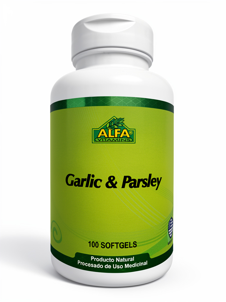 Garlic & Parsley- Alfa - Softgel x 100