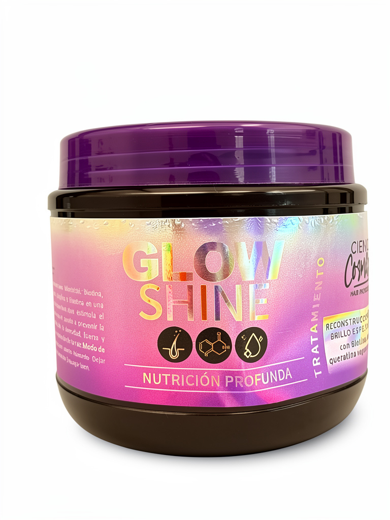NUTRICIÓN PROFUNDA GLOW SHINE C. COSMÉTICA x500ml.