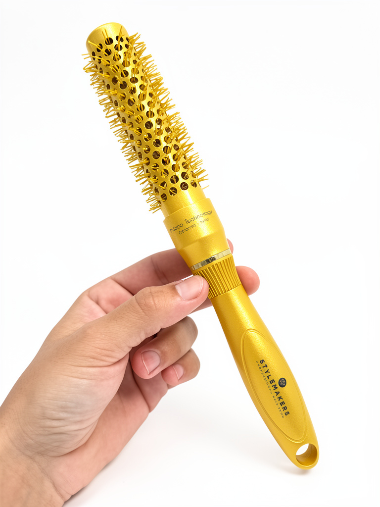 CEPILLO TERMICO CERAMICA 25mm (DORADO-NANO)