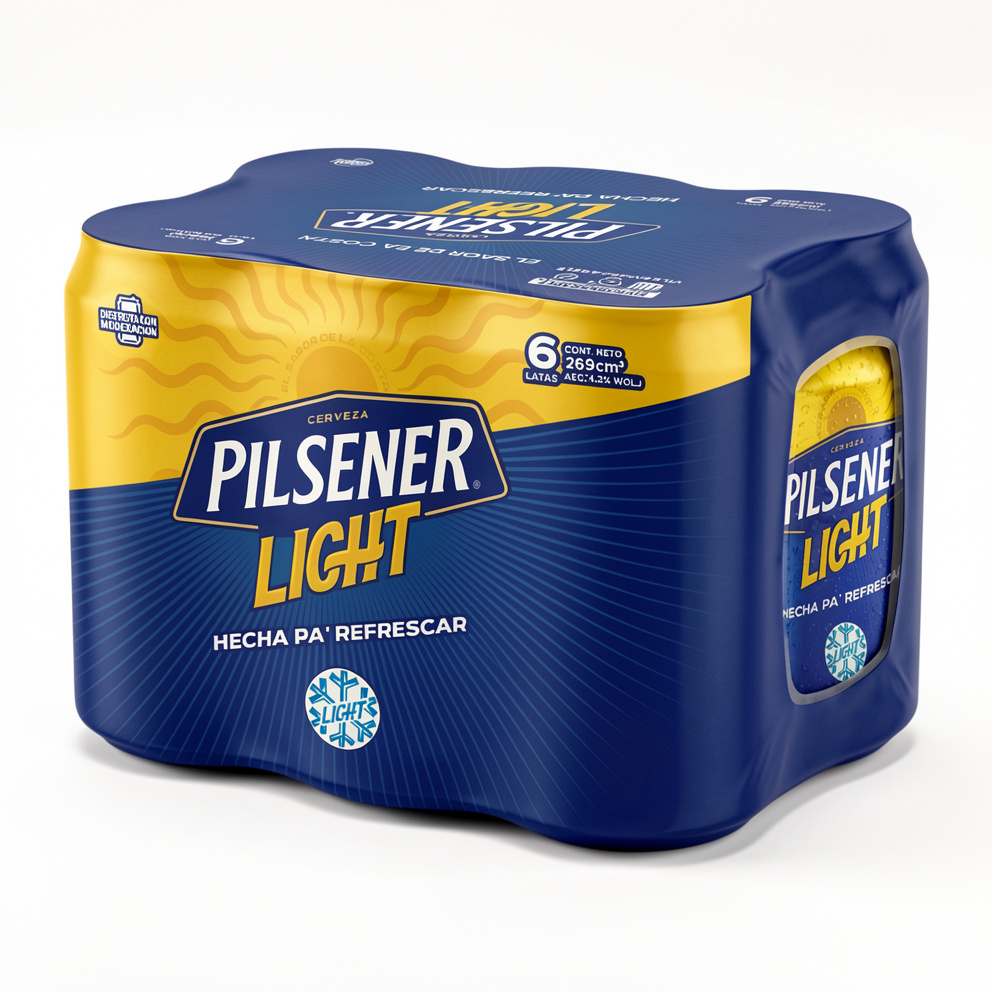 Pilsener light lata 355cc