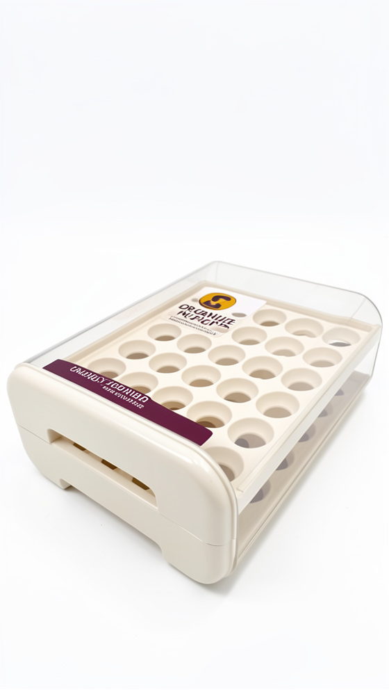 CAJON ORGANIZADOR DE HUEVO 60UNID