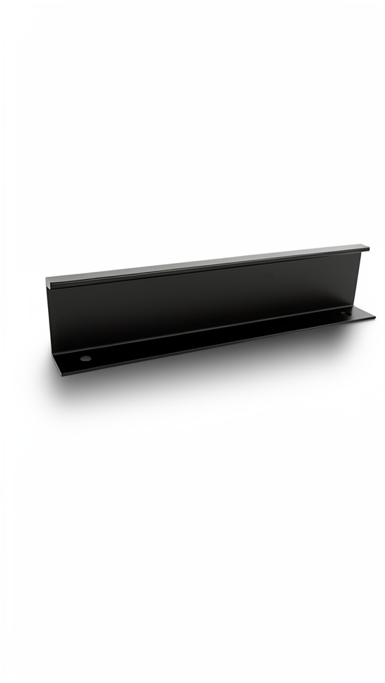 TIRADOR OCULTO 15CM NEGRO MATE P/MUEBLES