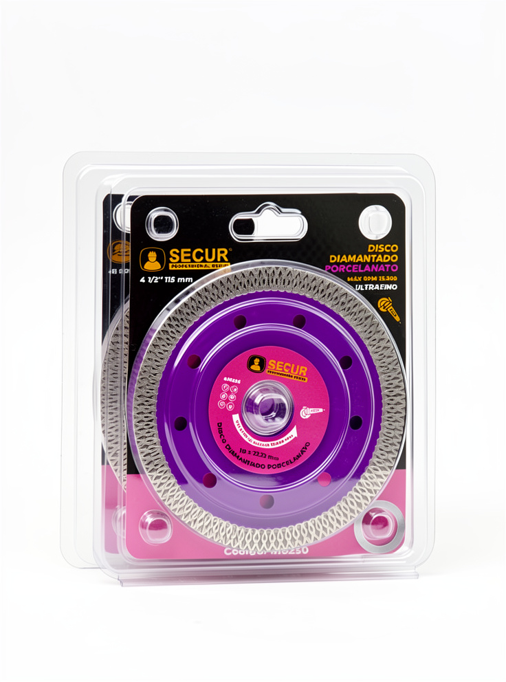 DISCO DIAMANTADO"PORCELANATO" 115MM SECUR