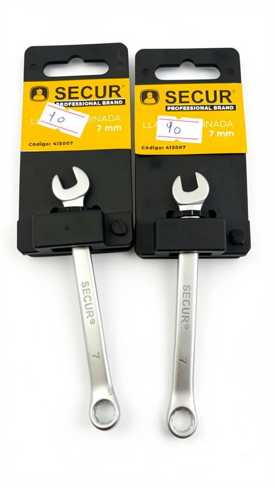 LLAVE COMBINADA SECUR 7MM