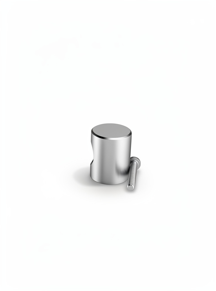 TIRADOR 20MM MUESCA REDONDO METAL ACERO