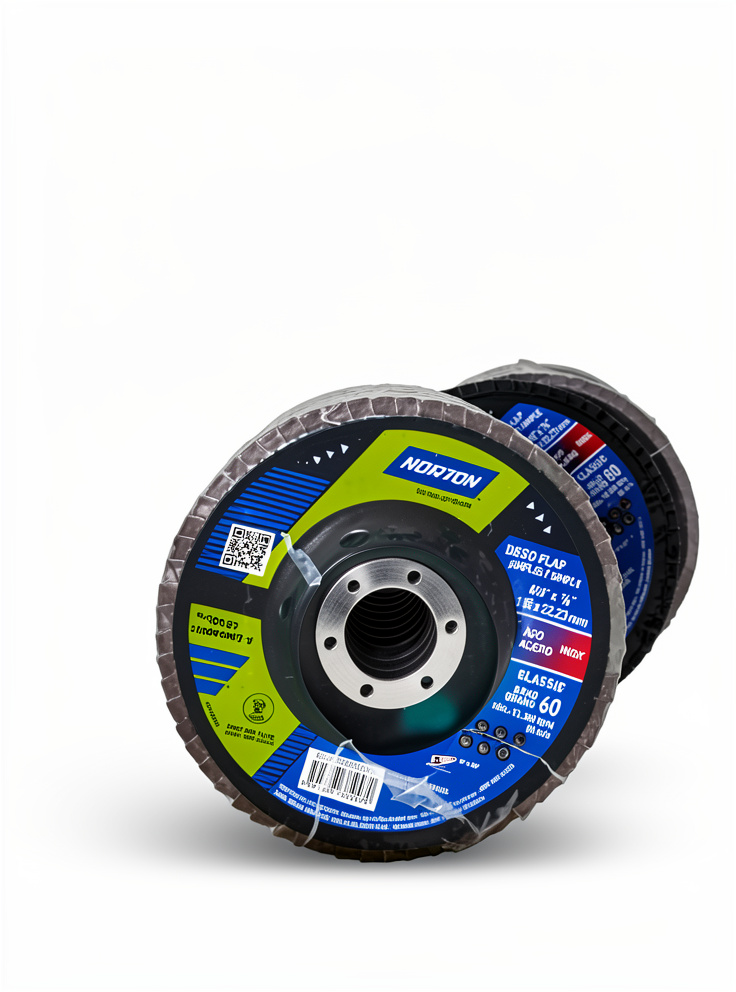 DISCOS NORTON FLAP DE ACERO GRANO 60