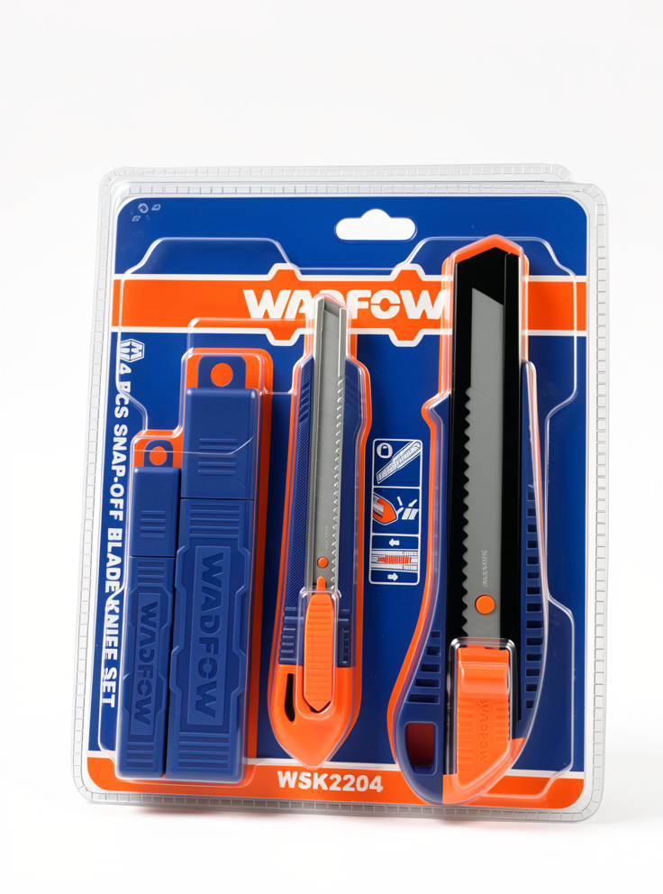 SET 2 TRINCHETAS 2 REPUESTOS 9MM 18MM WADFOW
