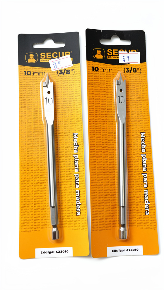 MECHA PLANA PARA MADERA 10MM SECUR