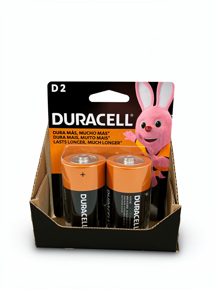 PILAS DURACELL GRANDE BLISTER X2