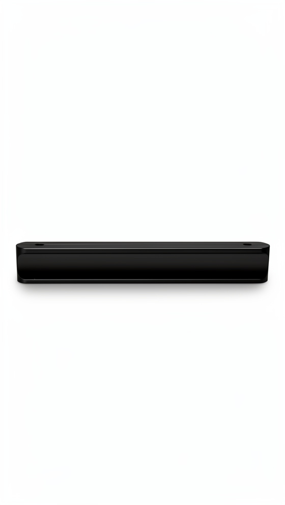 TIRADOR BARRA 11.4 METALICO NEGRO