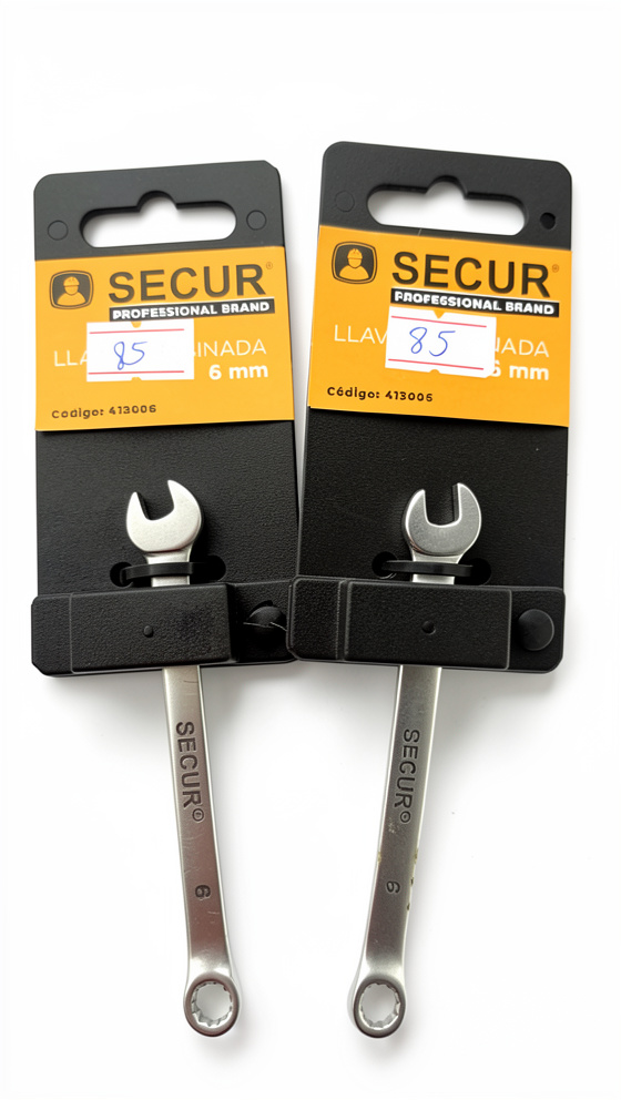 LLAVE COMBINADA SECUR 6MM