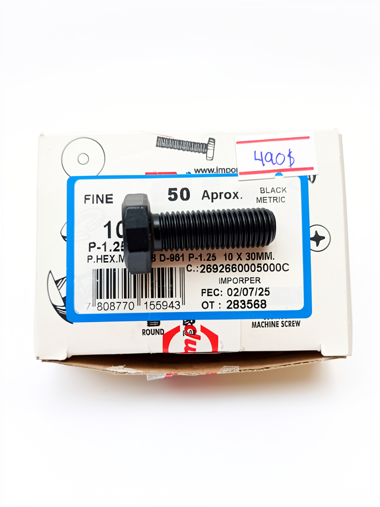 PERNO HEXA. NEGRO 10mm UND