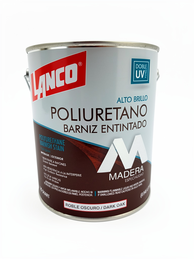 BARNIZ POL. ROBLE OSCURO/DARK OAK 1/4 LANCO