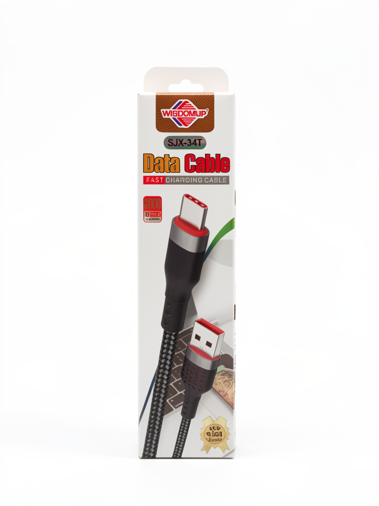 DATA CABLE USB-TIPO C 3mts SJX-34T