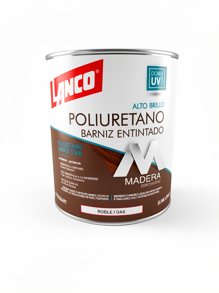BARNIZ POL. ROBLE/OAK 1/4 LANCO