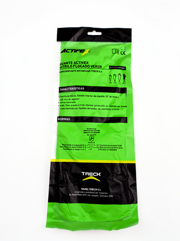 GUANTES DE LATEX VERDE TALLA L